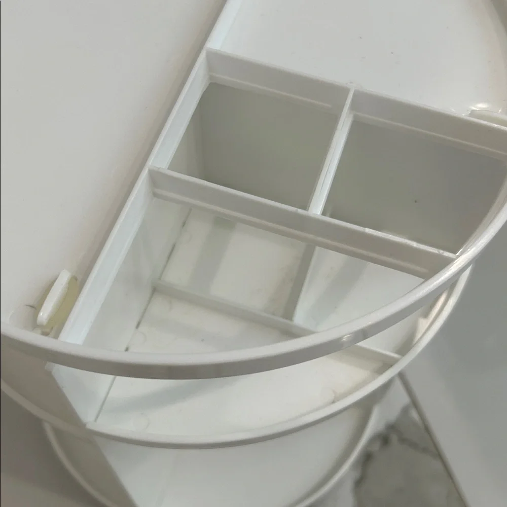 White Rotating Storage Organizer